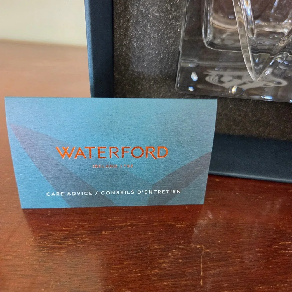 Waterford Short Stories Olann Crystal Decanter Clear Square New with Box